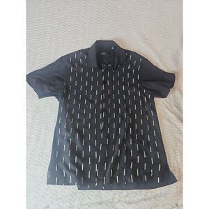 Nat Nast Luxury Original American Fit Men's Size M - 100% Silk Button Down Shirt